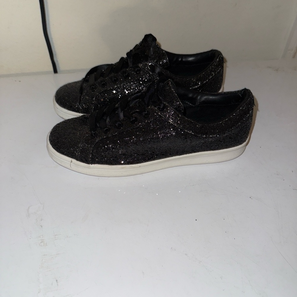 Rampage Black Sparkle Women's Sneakers - Picture 1 of 4